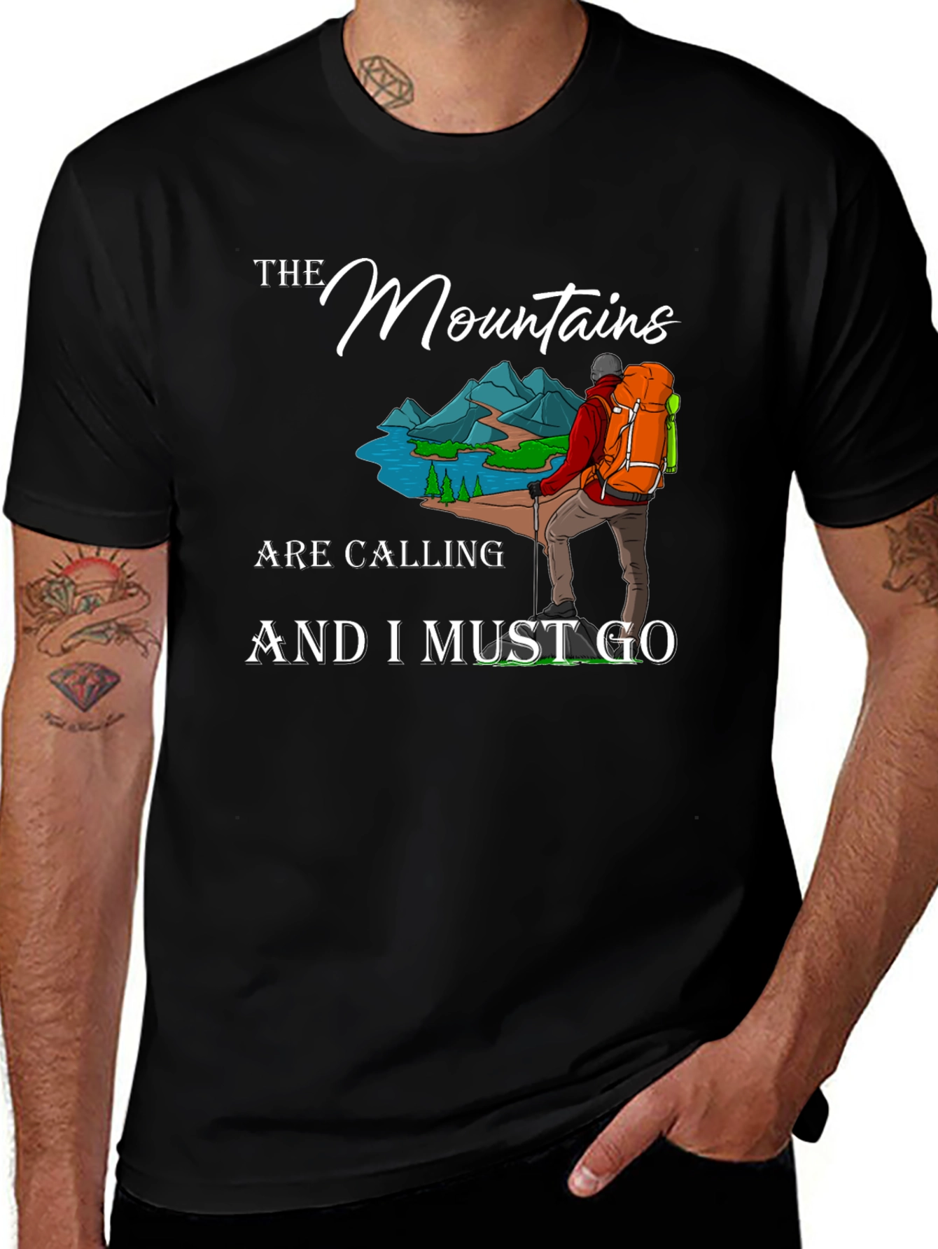 Mountain Calling Graphic Tee - Adventure Awaits!