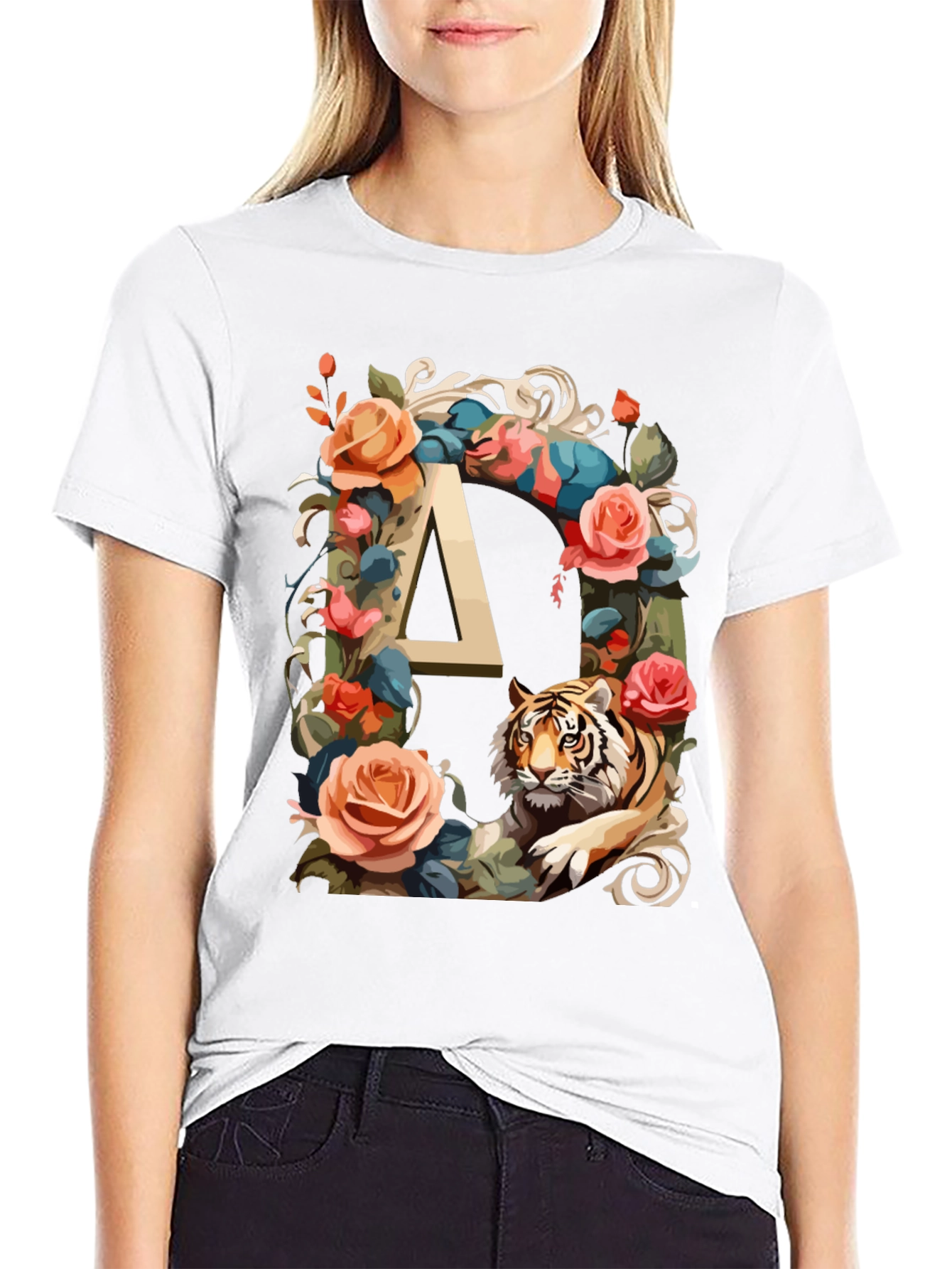 Floral Tiger Delta T-Shirt