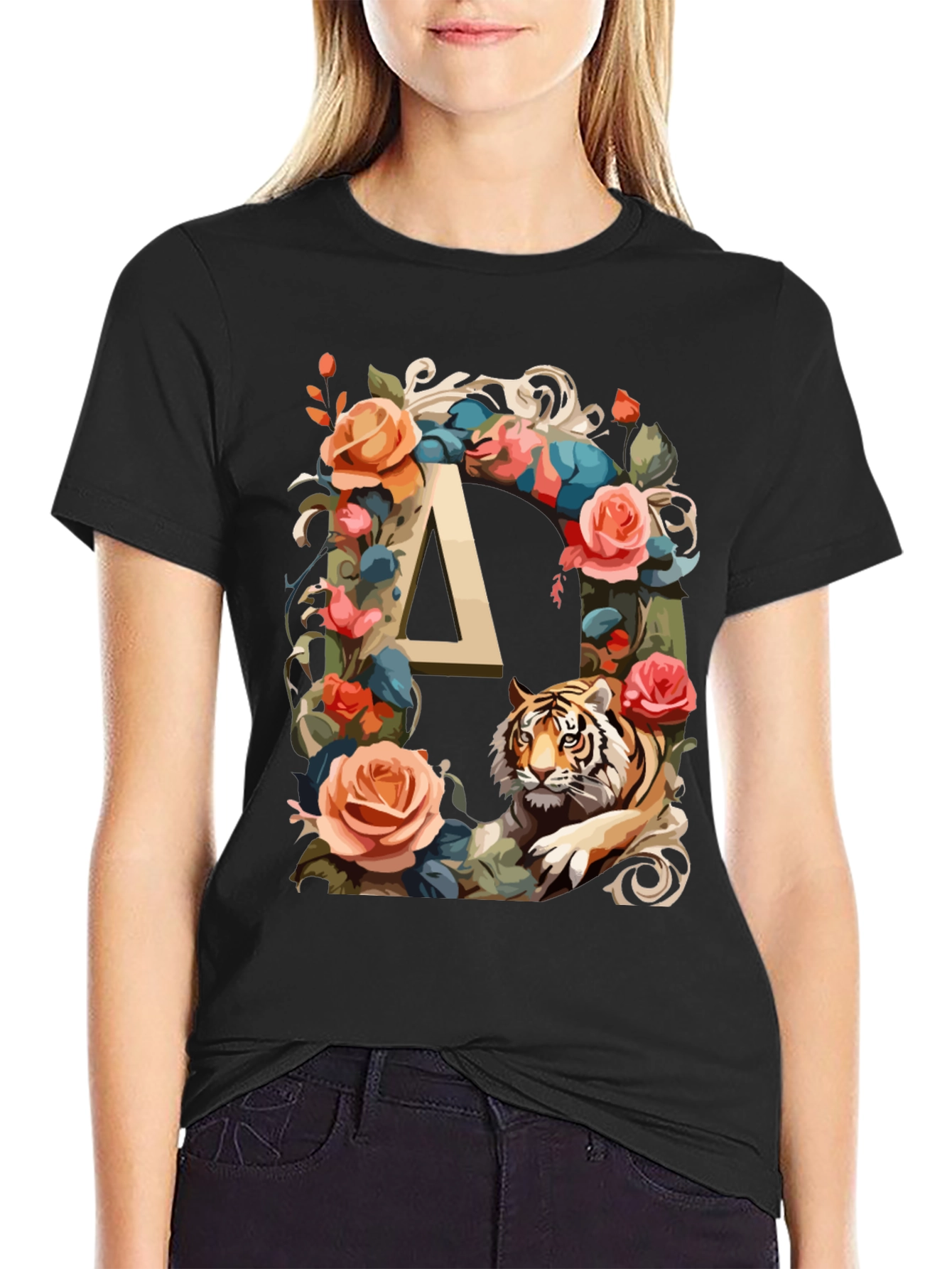 Floral Tiger Delta T-Shirt