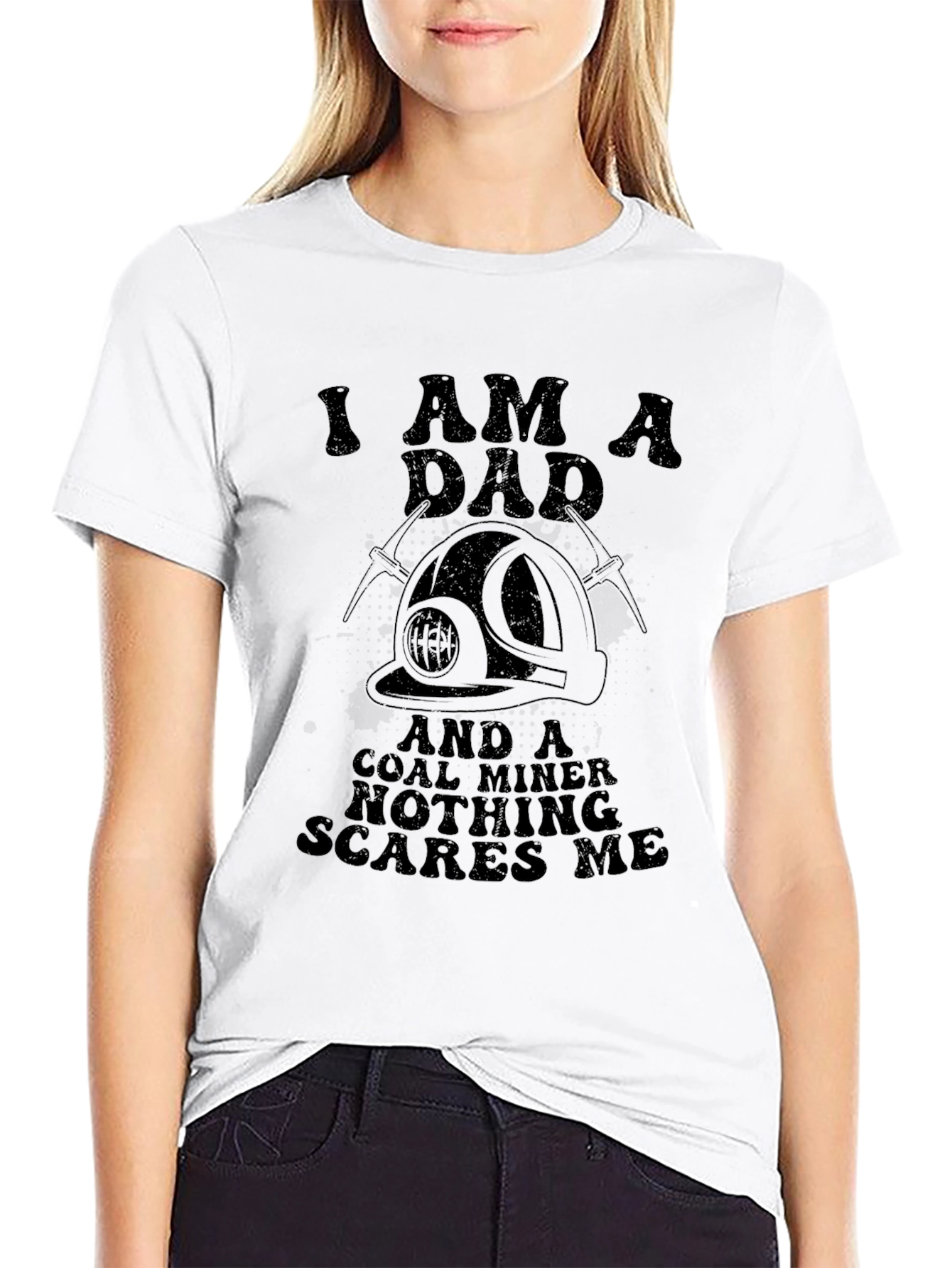 I Am A Dad & Coal Miner T-Shirt