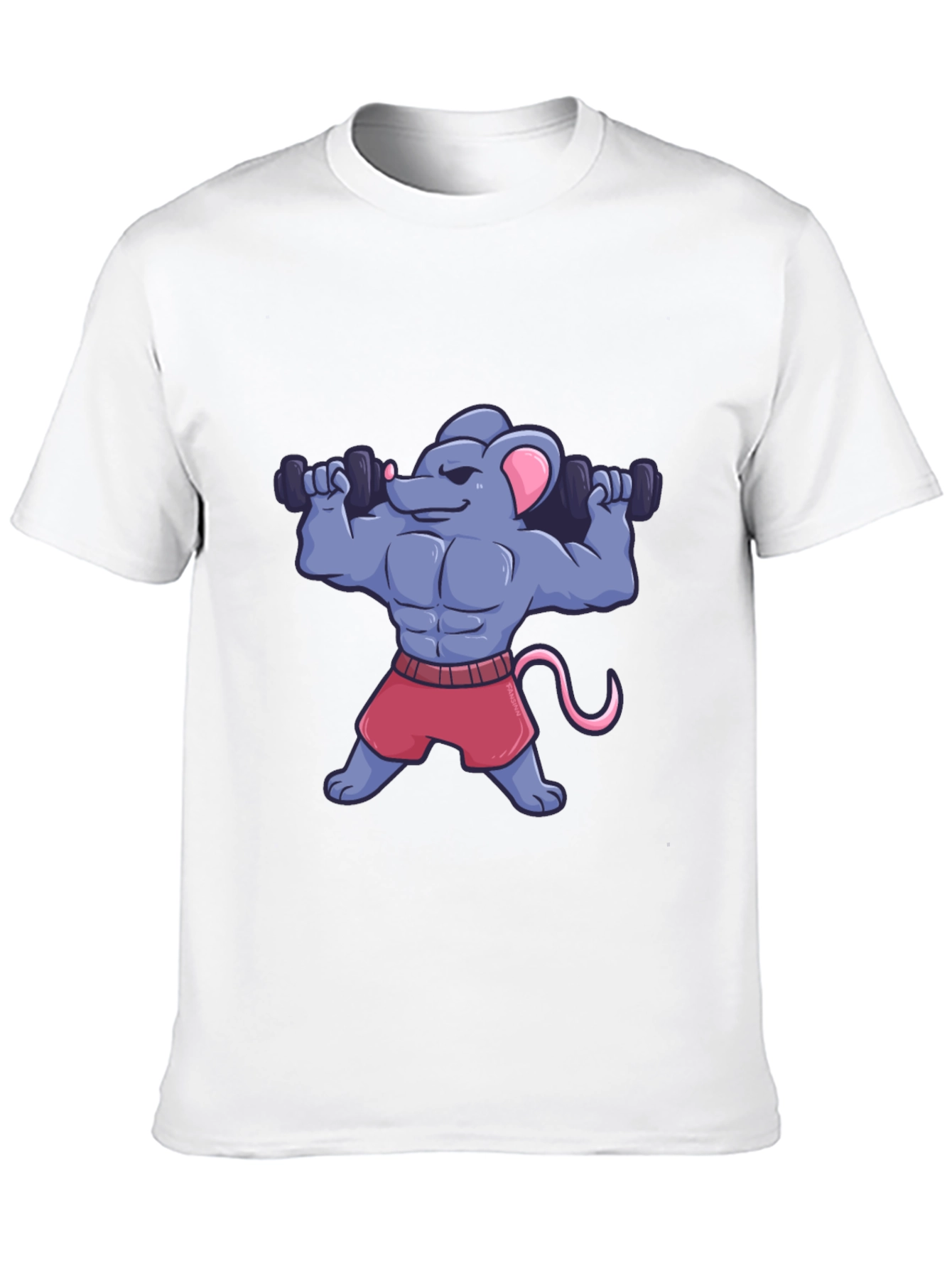 Muscle Mouse T-Shirt - Funny Gym Workout Tee