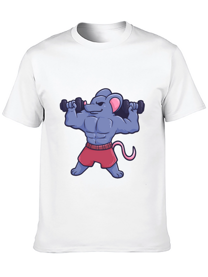 Muscle Mouse T-Shirt - Funny Gym Workout Tee