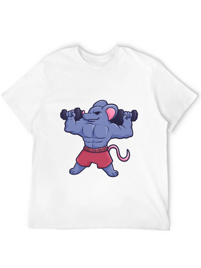 Muscle Mouse T-Shirt - Funny Gym Workout Tee
