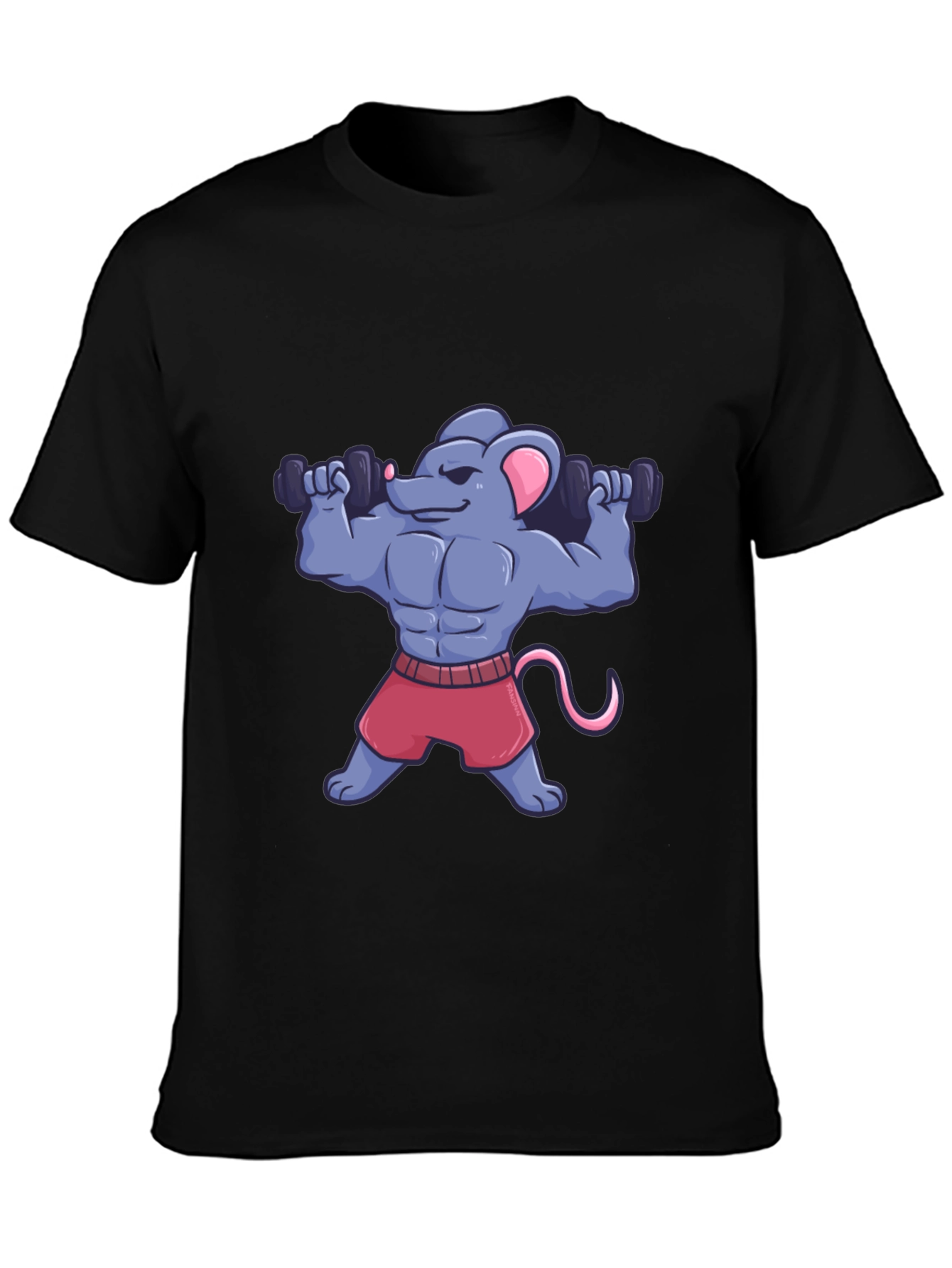 Muscle Mouse T-Shirt - Funny Gym Workout Tee