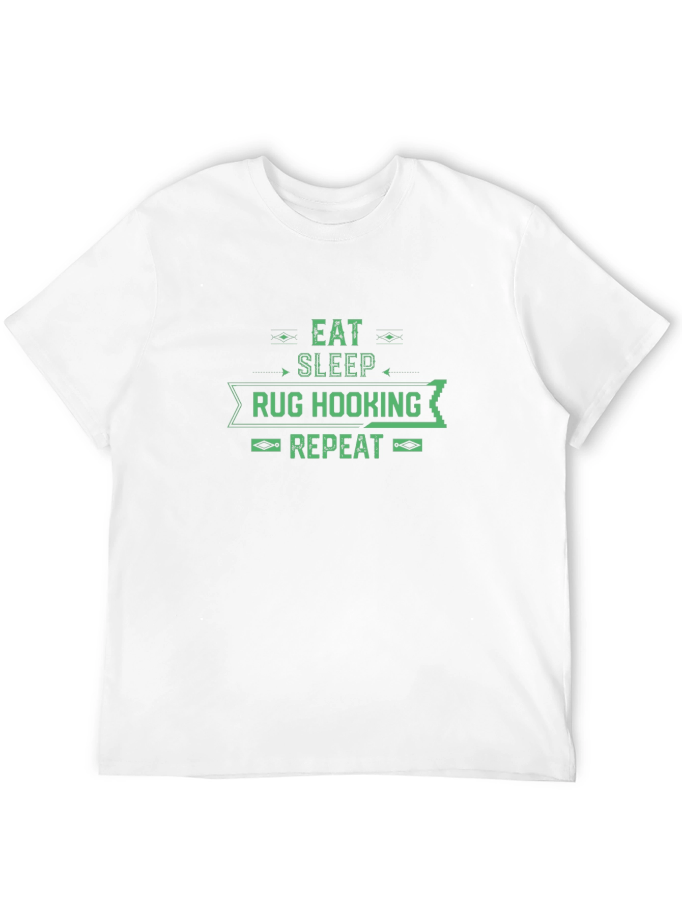 Eat Sleep Rug Hooking Repeat Tee