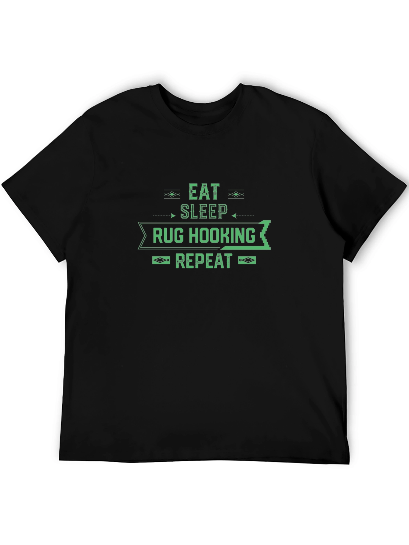 Eat Sleep Rug Hooking Repeat Tee