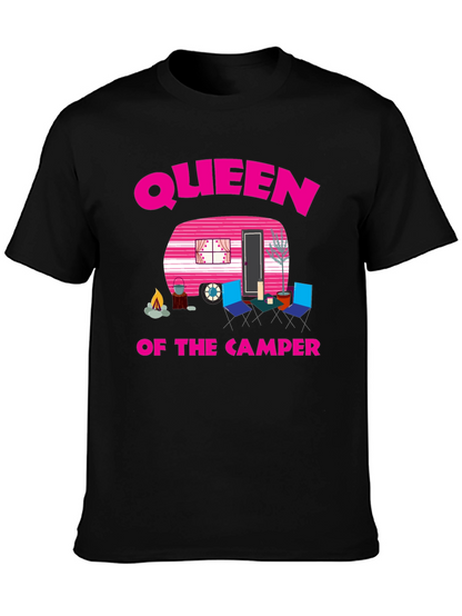 Queen of the Camper Graphic Tee - Camping Lover