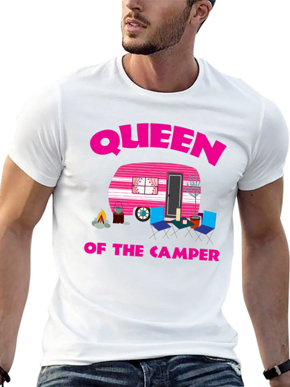 Queen of the Camper Graphic Tee - Camping Lover