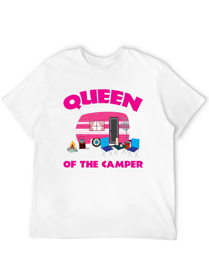 Queen of the Camper Graphic Tee - Camping Lover