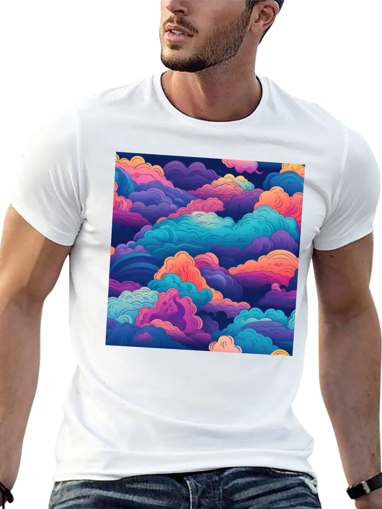 Cloudscape T-Shirt - Soft Cotton Graphic Tee