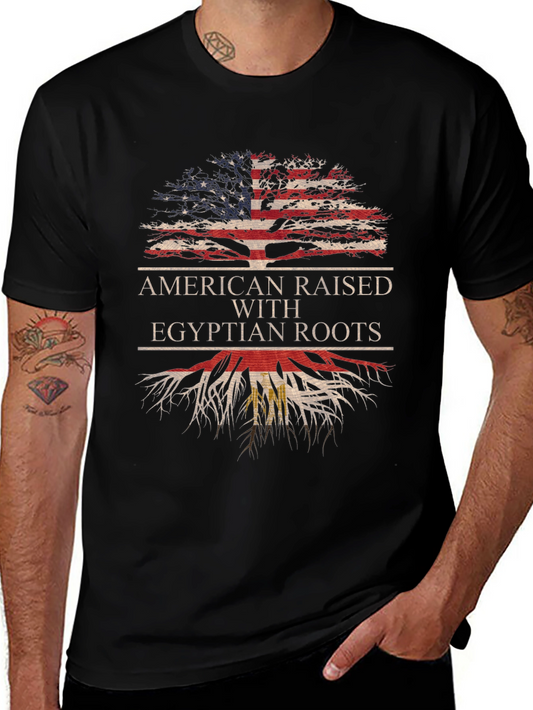 American Raised with Egyptian Roots T-Shirt