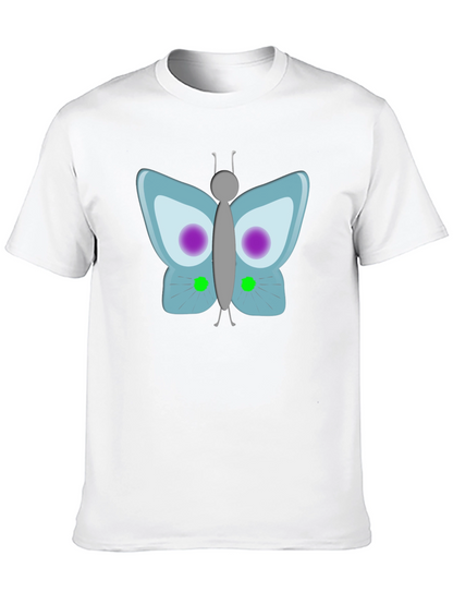 Butterfly Graphic Black T-Shirt
