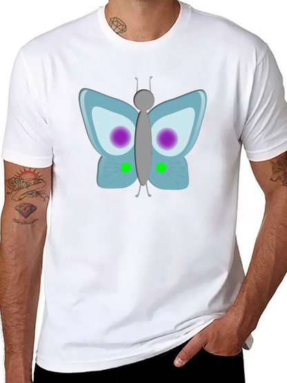 Butterfly Graphic Black T-Shirt