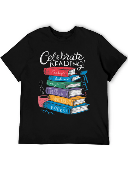 Celebrate Reading T-Shirt - Book Lover Tee