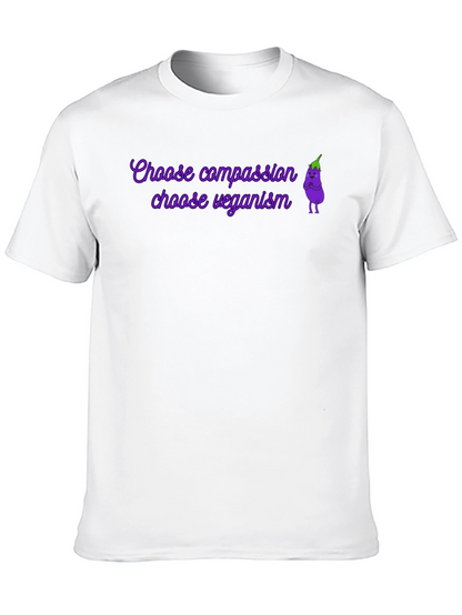 Vegan T-Shirt: Choose Compassion Choose Veganism