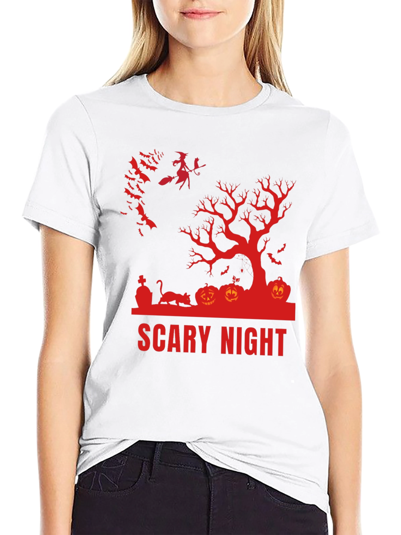 Scary Night Halloween T-Shirt