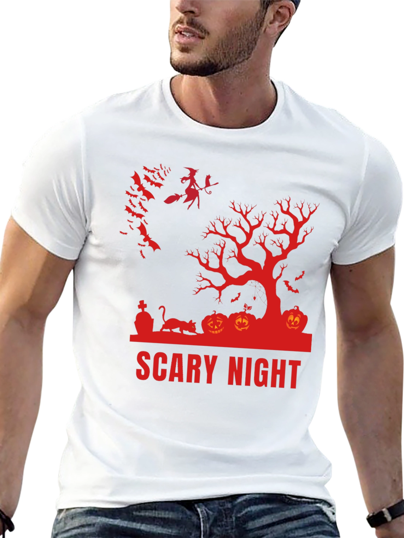 Scary Night Halloween T-Shirt