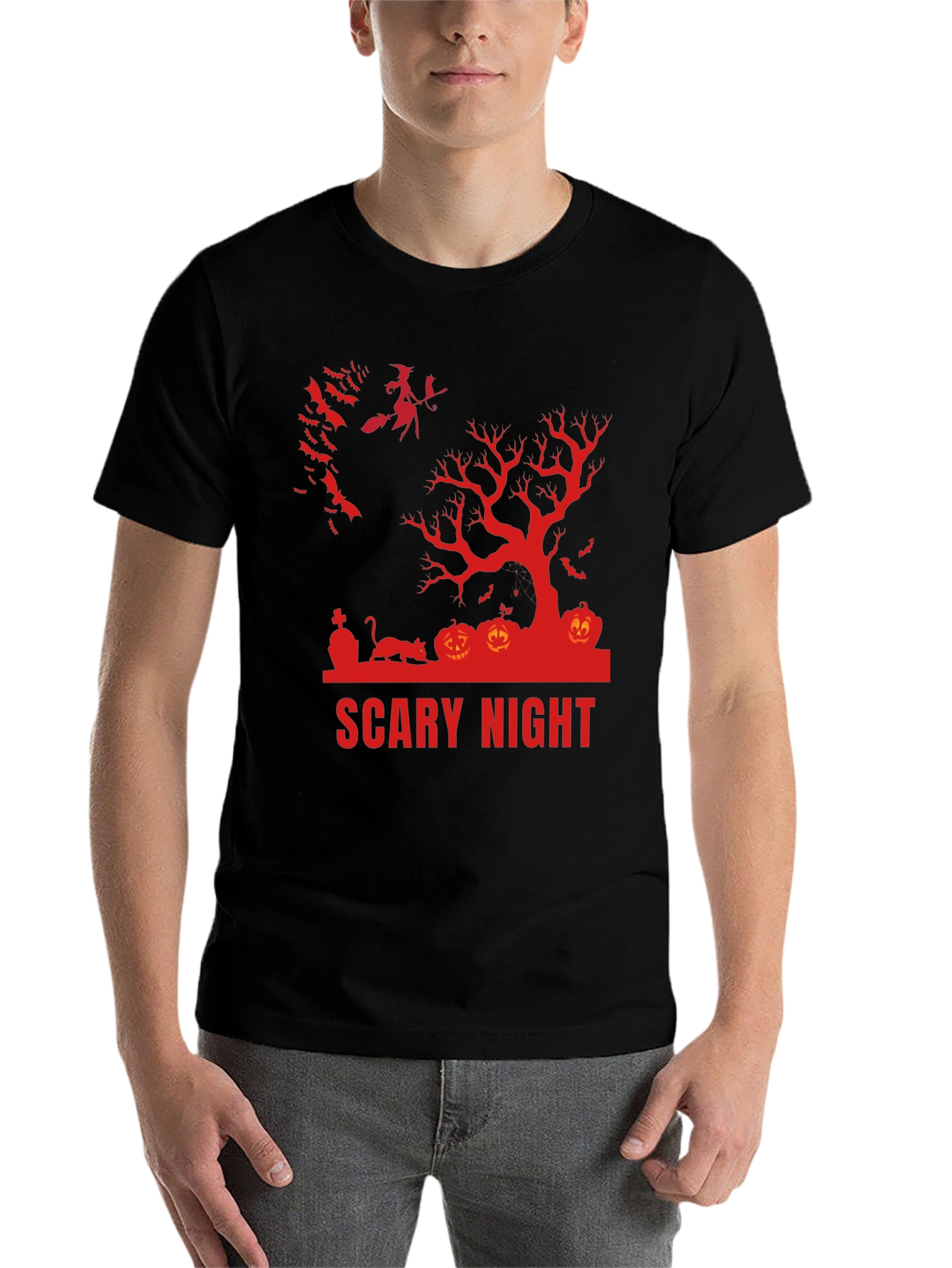 Scary Night Halloween T-Shirt