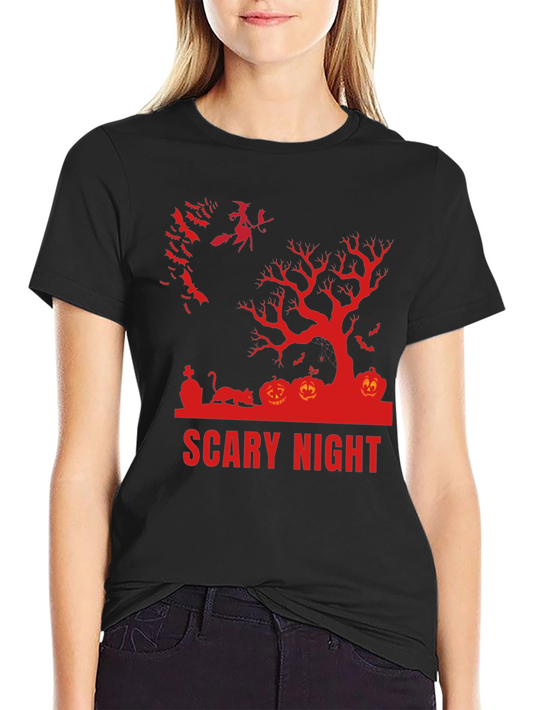 Scary Night Halloween T-Shirt