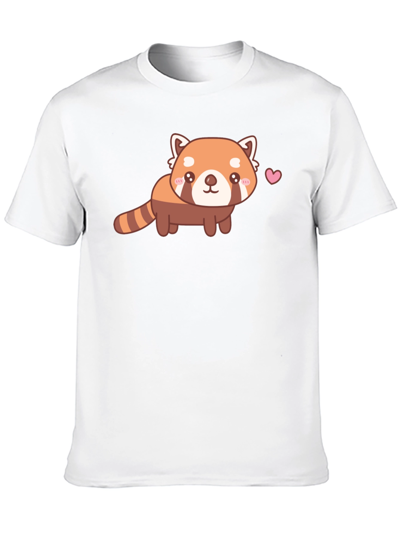 Cute Red Panda Graphic T-Shirt - Unisex Black Tee