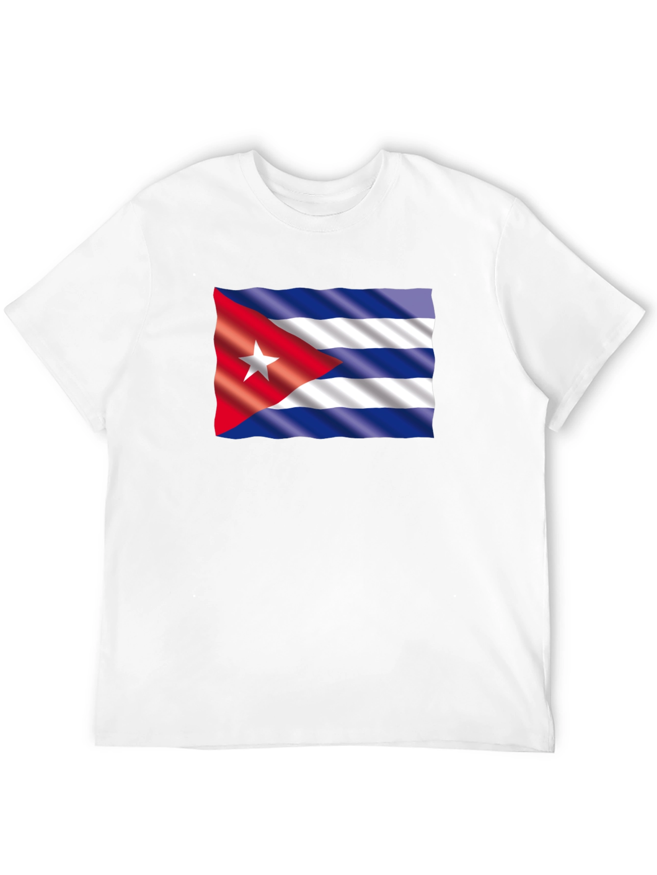 Cuba Flag Graphic T-Shirt - Black