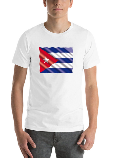 Cuba Flag Graphic T-Shirt - Black