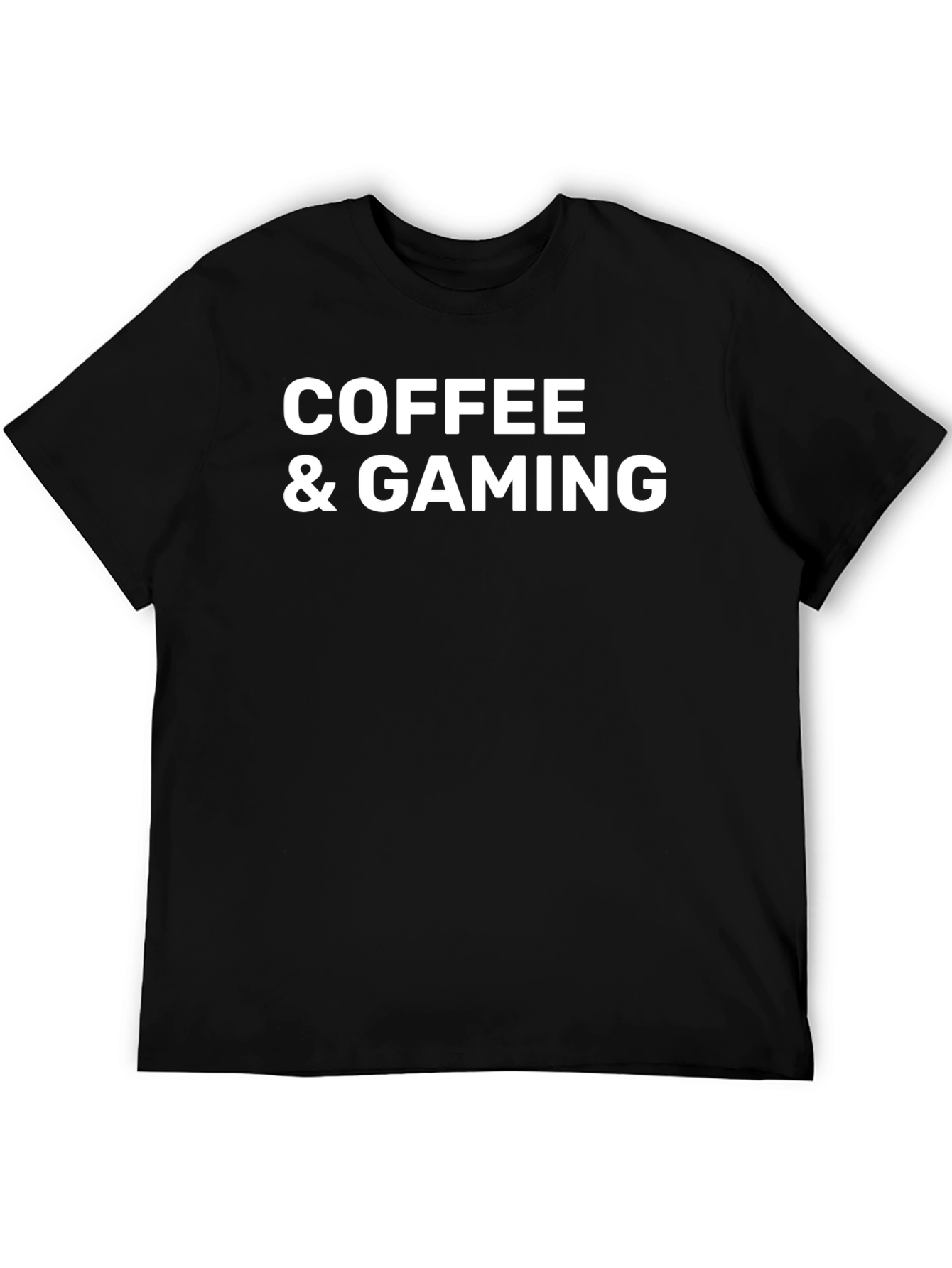 Coffee & Gaming Black T-Shirt