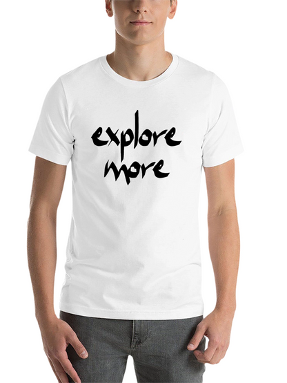Explore More Black T-Shirt - Adventure Awaits!