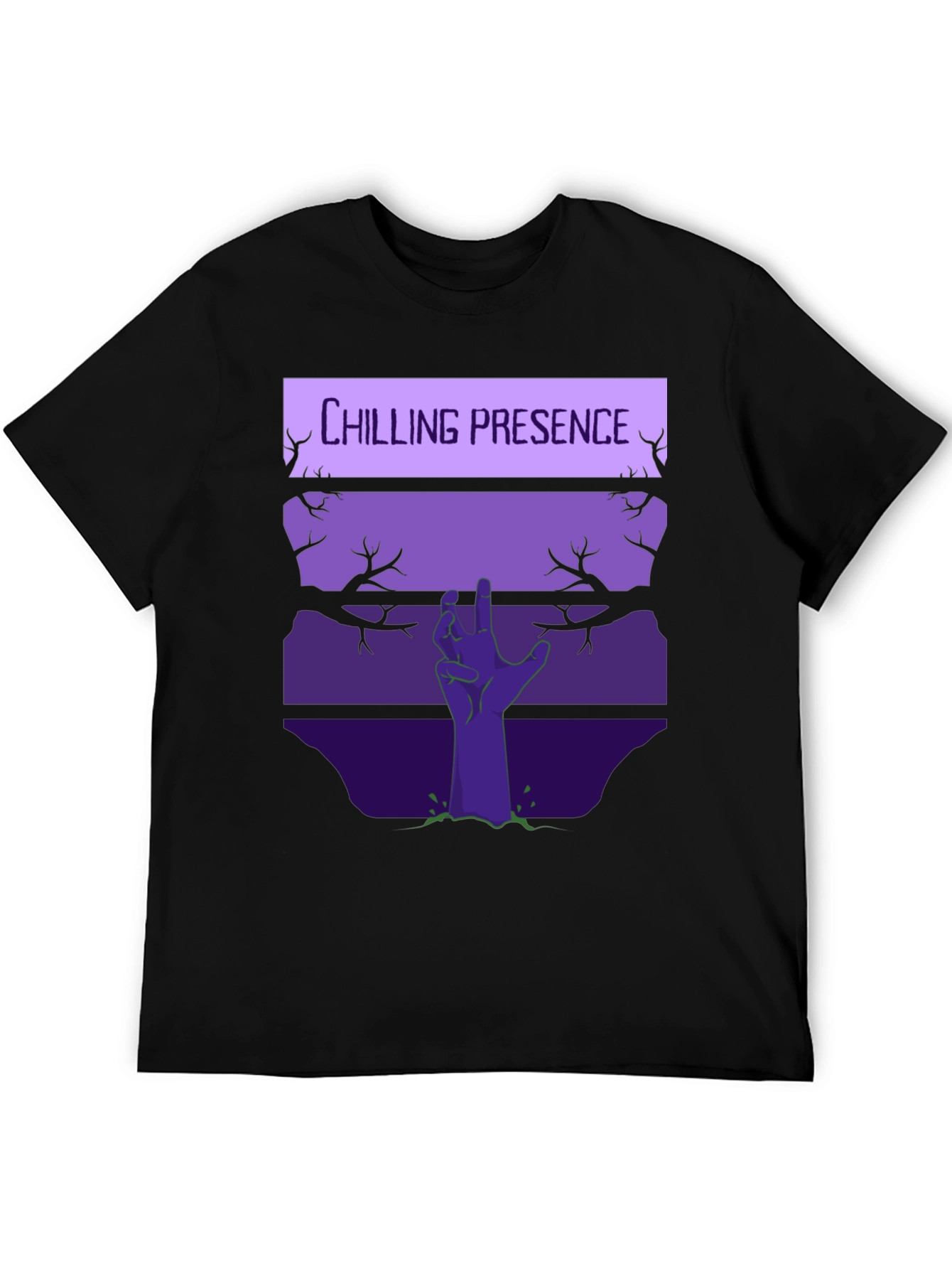 Chilling Presence Graphic T-Shirt