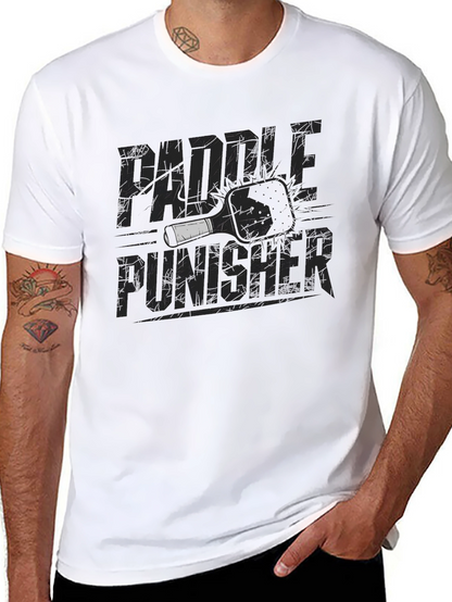 Paddle Punisher Graphic Tee - Black Cotton