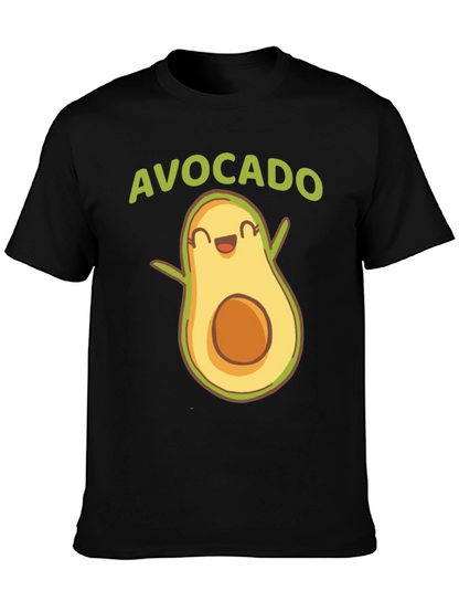 Cute Avocado Graphic Tee - Fun Foodie T-Shirt