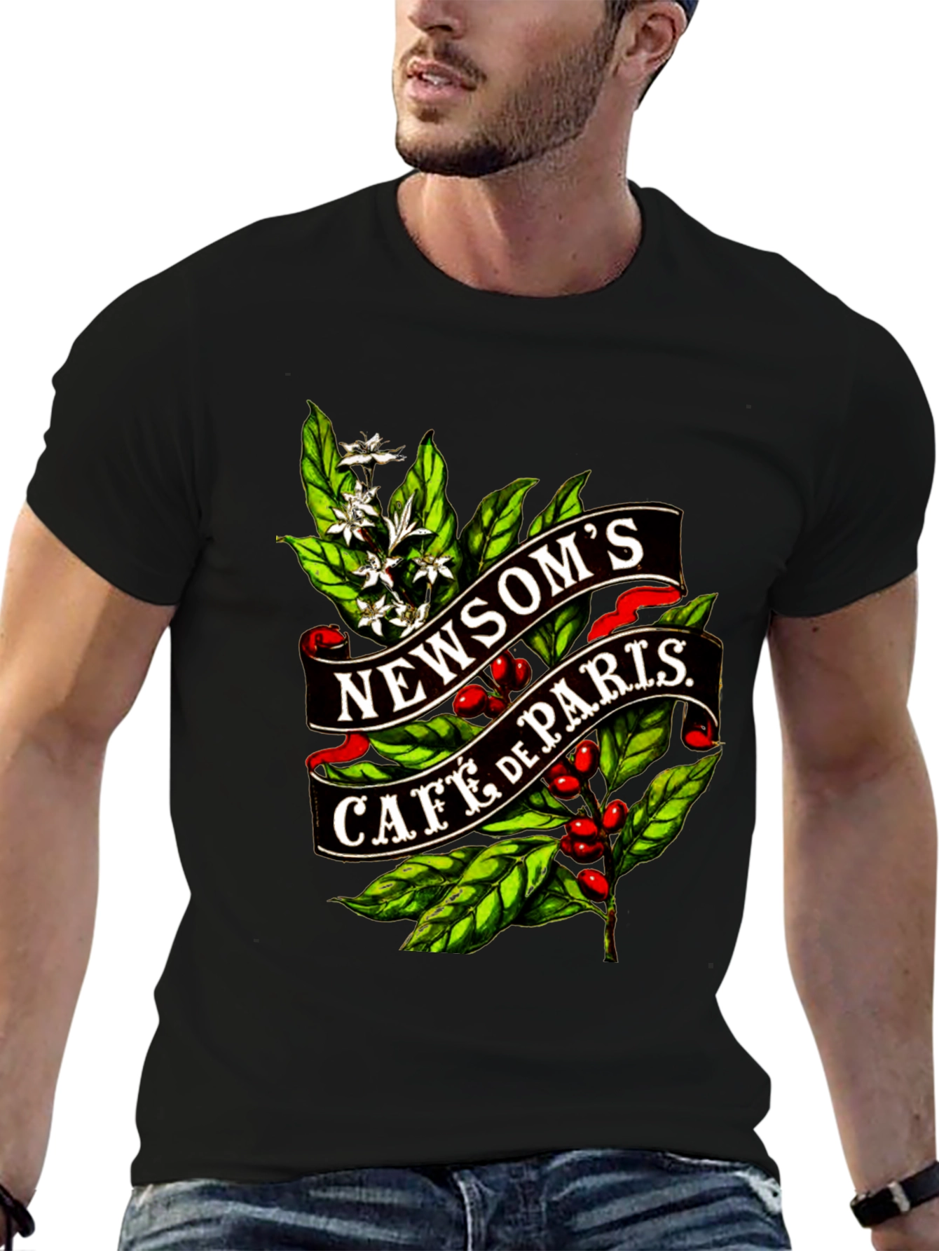 Newsoms Cafe De Paris Black T-Shirt