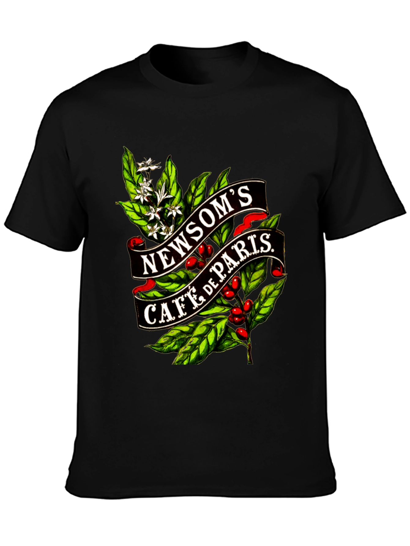 Newsoms Cafe De Paris Black T-Shirt