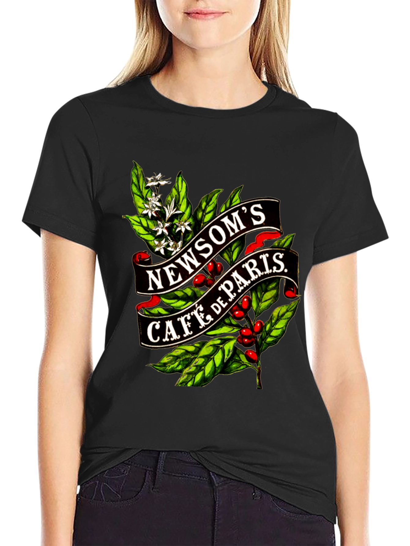 Newsoms Cafe De Paris Black T-Shirt