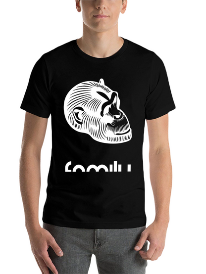 Graphic Monkey Tee - Cool Stylish Black T-Shirt