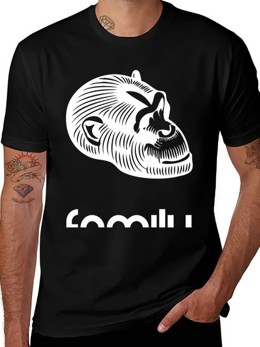 Graphic Monkey Tee - Cool Stylish Black T-Shirt