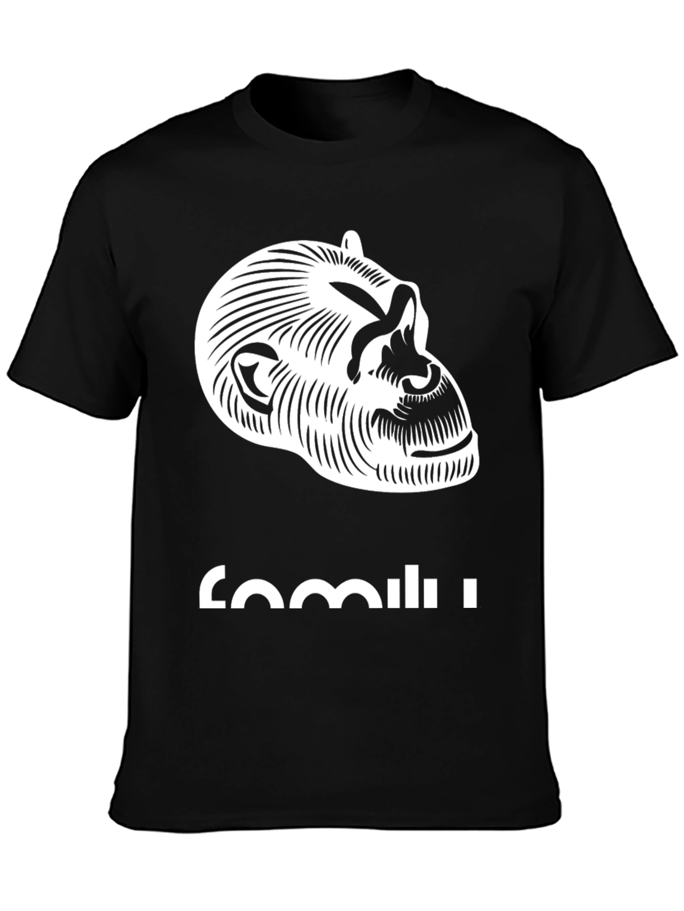 Graphic Monkey Tee - Cool Stylish Black T-Shirt