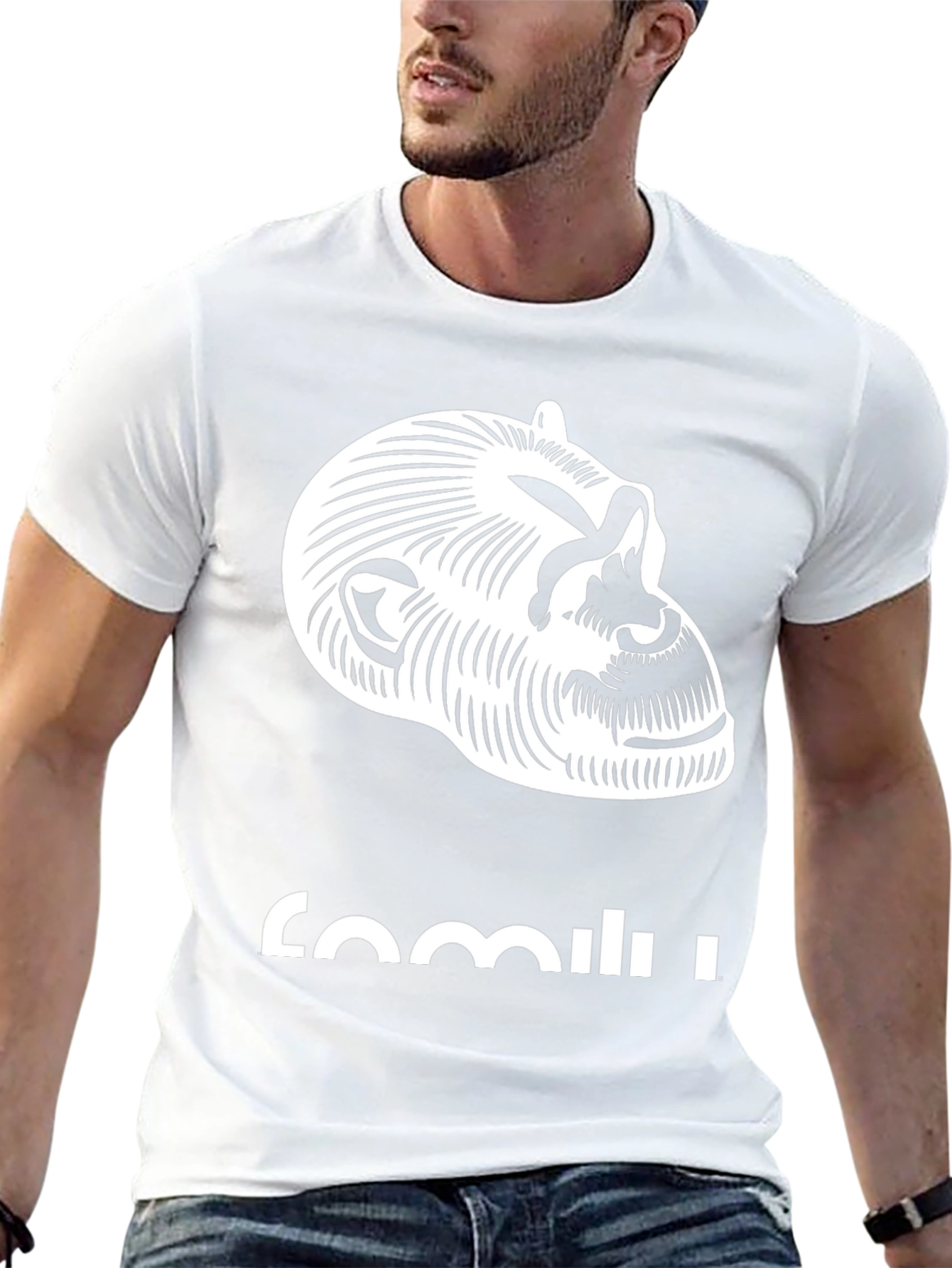 Graphic Monkey Tee - Cool Stylish Black T-Shirt