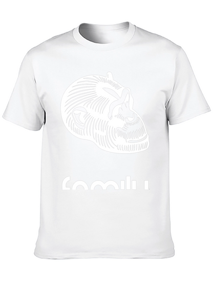 Graphic Monkey Tee - Cool Stylish Black T-Shirt