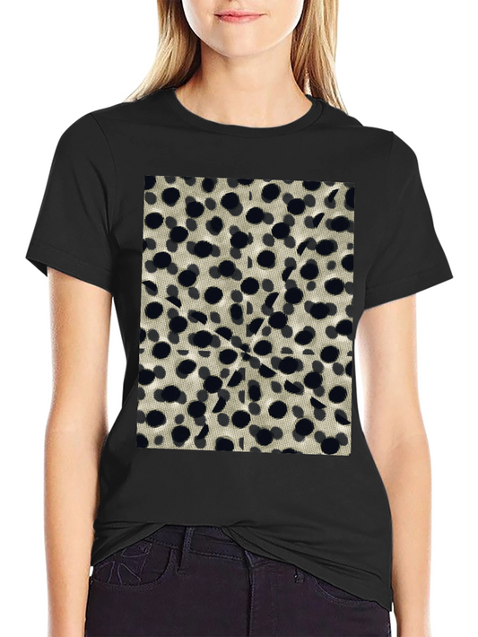 Abstract Dotted Black T-Shirt