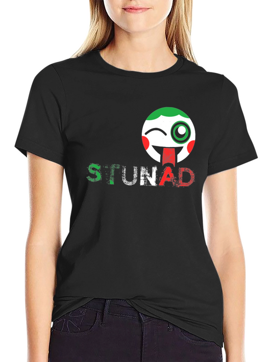 STUNAD Graphic Tee - Italian Flag Emoji Design