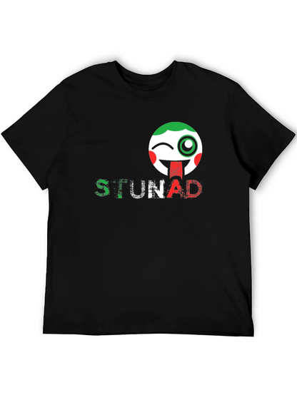 STUNAD Graphic Tee - Italian Flag Emoji Design