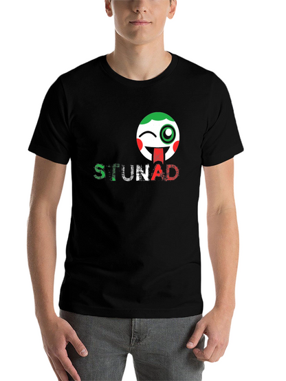 STUNAD Graphic Tee - Italian Flag Emoji Design