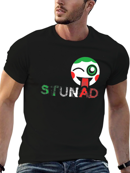 STUNAD Graphic Tee - Italian Flag Emoji Design