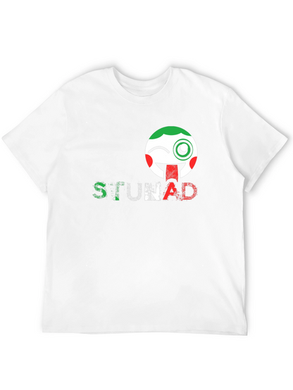 STUNAD Graphic Tee - Italian Flag Emoji Design