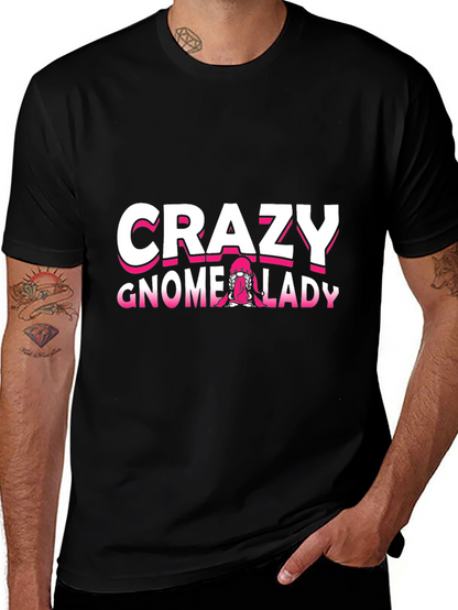 Crazy Gnome Lady T-Shirt