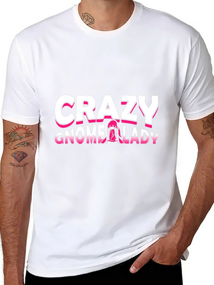 Crazy Gnome Lady T-Shirt
