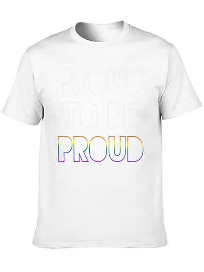 Proud LGBTQ+ T-Shirt - Rainbow Pride Design