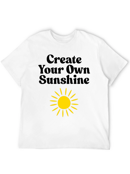 Create Your Own Sunshine Black Graphic Tee