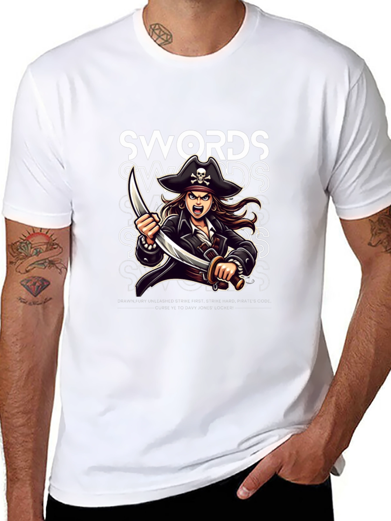 Pirate Swords Graphic Tee